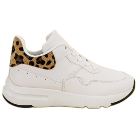 SHELOVET Weiße Turnschuhe