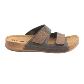 Herren Inblu TH015 braune Hausschuhe