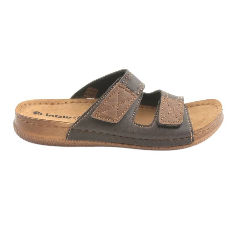 Herren Inblu TH015 braune Hausschuhe