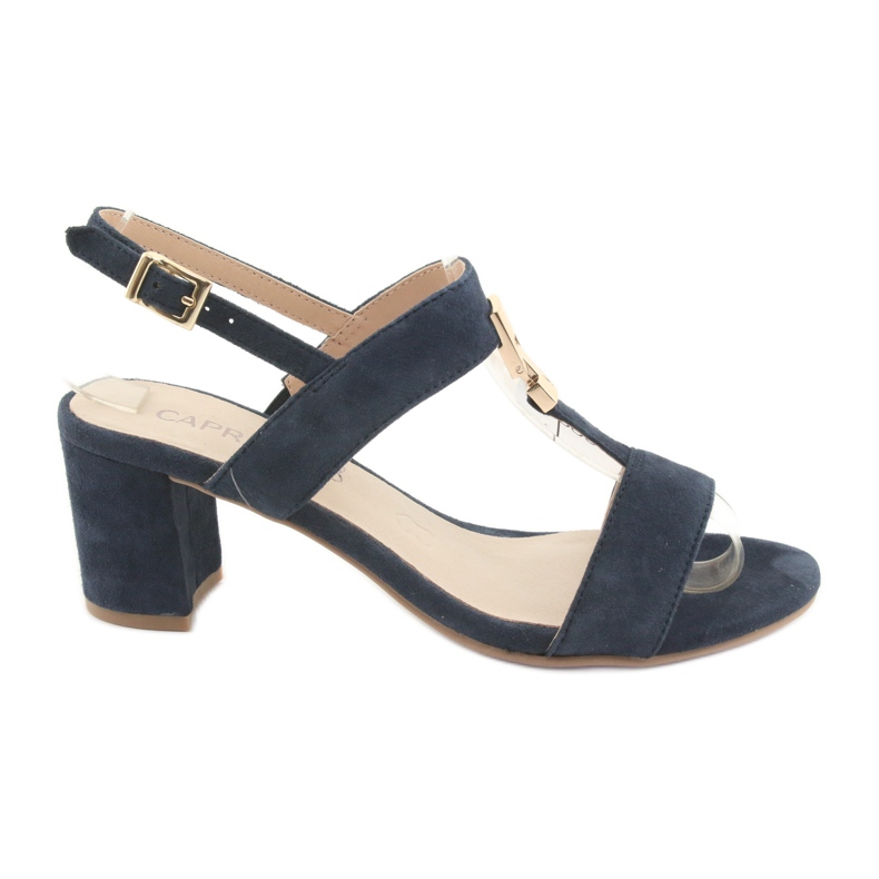 Sandalen auf dem Posten von Caprice 28303 marineblau navy blau