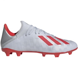 Die adidas X 19.3 Fg M F35382 Fußballschuhe mehrfarbig silber-