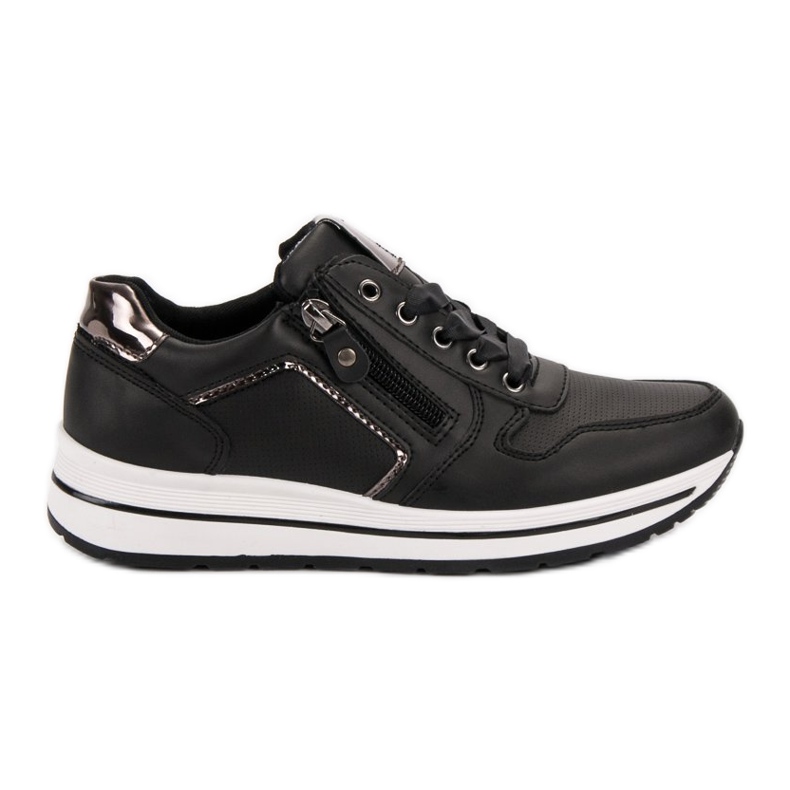 SHELOVET Schwarze Sportschuhe