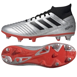 Adidas Predator 19.3 Sg M F99992 Fußballschuhe mehrfarbig silber-