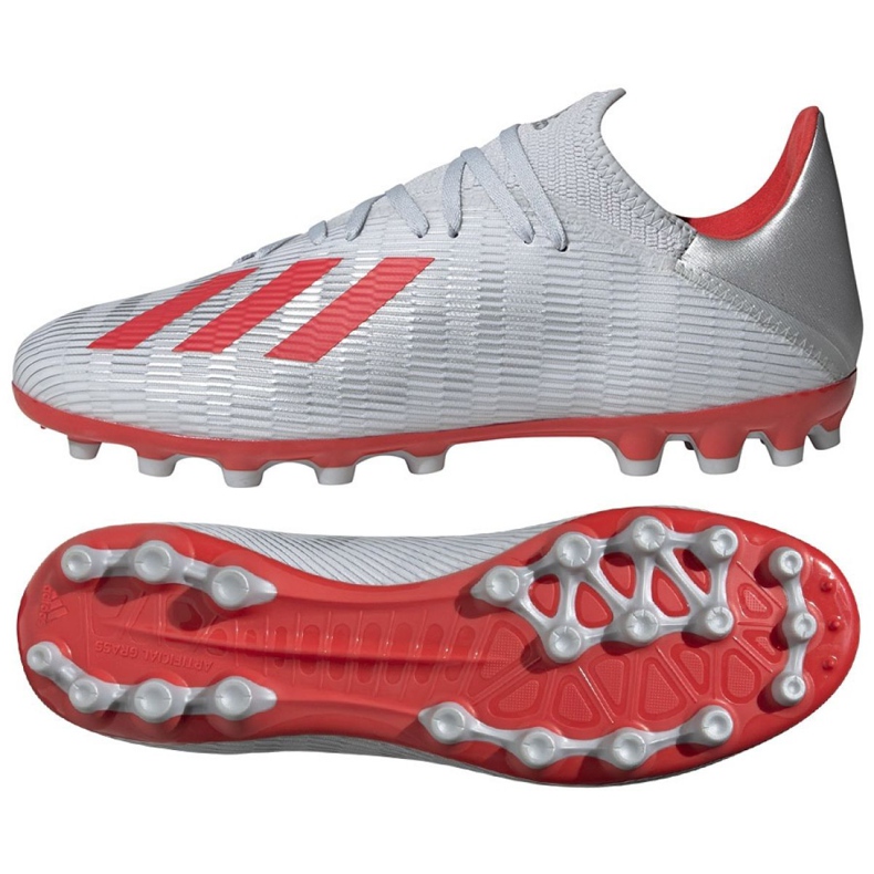 Adidas X 19.3 Ag M F35336 Fußballschuhe mehrfarbig silber-