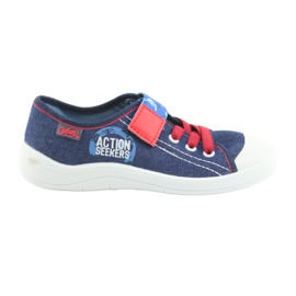 Befado Kinderschuhe 251Y101 rot marineblau blau