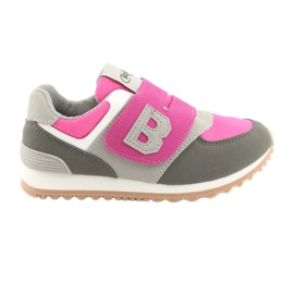 Befado Kinderschuhe bis 23 cm 516Y039 lila grau