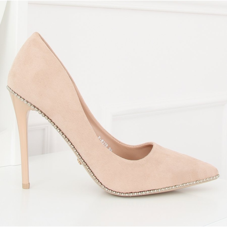 Pumps an einer Nadel beige P-6378 Beige II-GAT