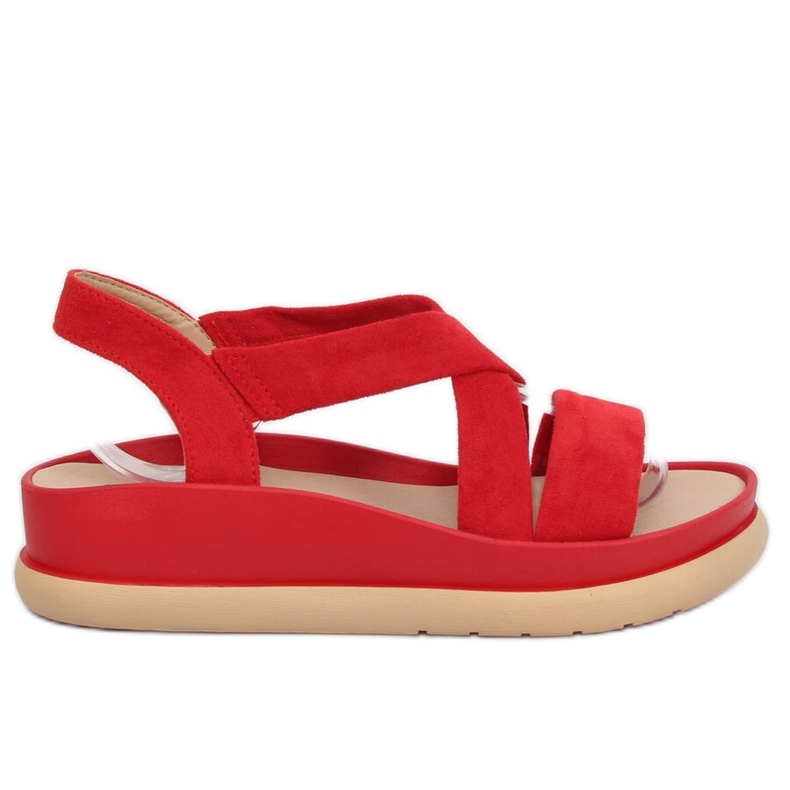 Rote Damensandalen G-199 Rot