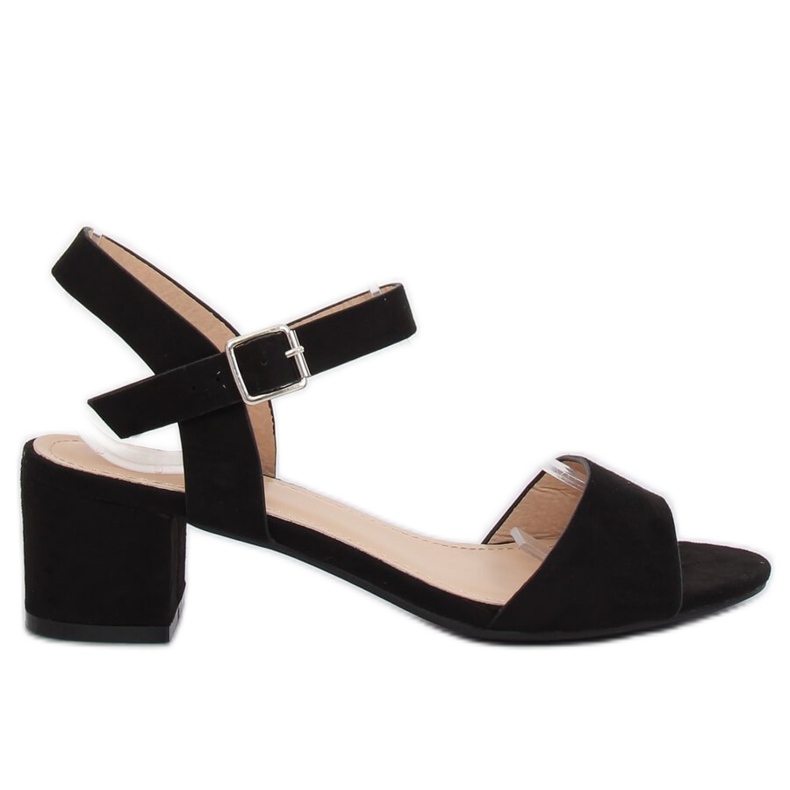 Schwarze Sandalen mit hohem Absatz 8103 Black