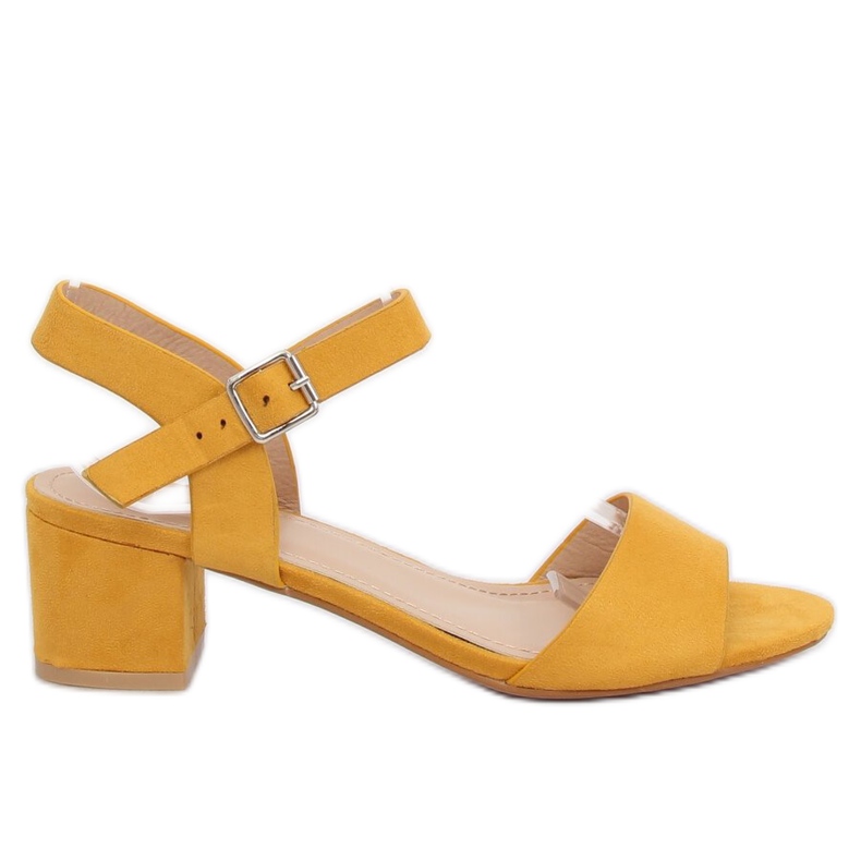 Gelbe Sandalen mit hohem Absatz 8103 Yellow