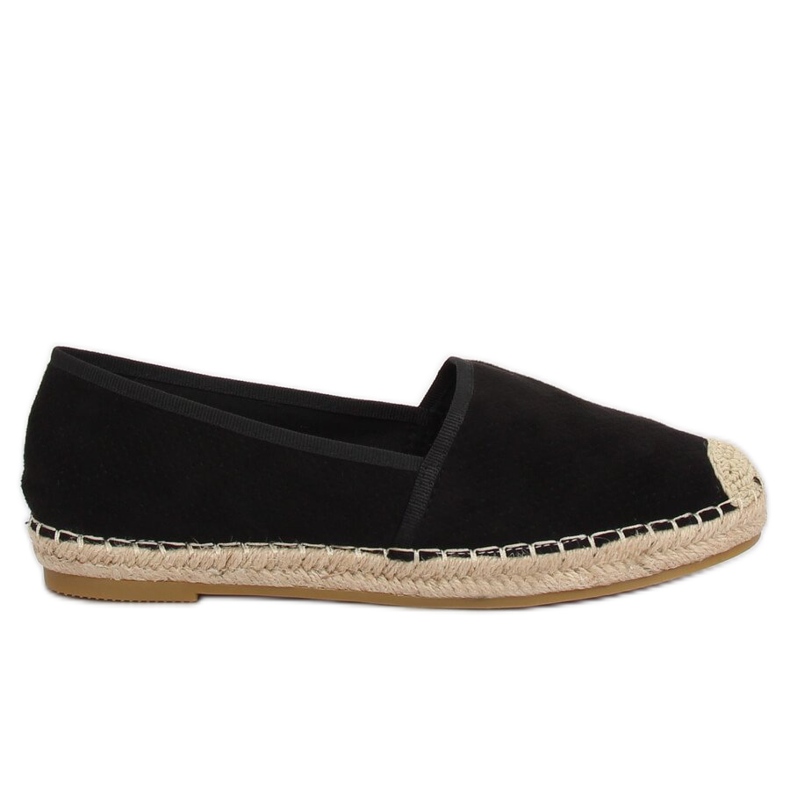 Schwarze Espadrilles für Damen 4855 Black