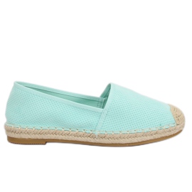 Damen Espadrilles mint 4855 LT.BLUE grün
