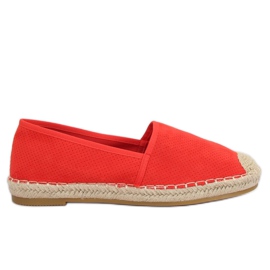Rote Damen-Espadrilles 4855 Coral