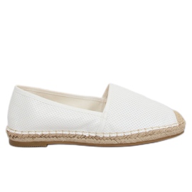 Weiße Espadrilles für Damen N-2978 Weiß