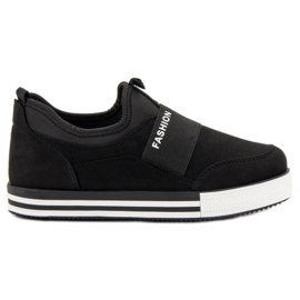 SHELOVET Slip-on-Sneakers schwarz