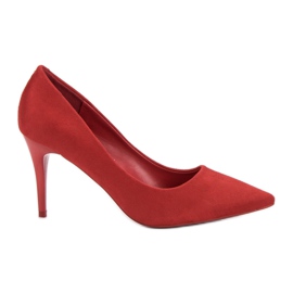 Seastar Pumps auf einer Nadel rot