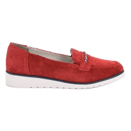 Filippo Loafer aus Leder rot