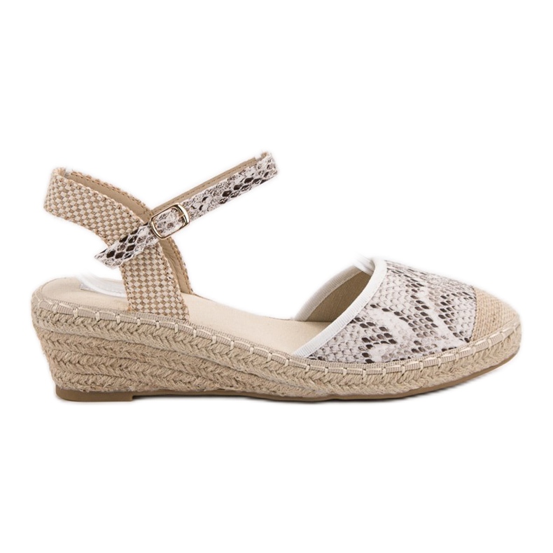Best Shoes Keil-Espadrilles braun