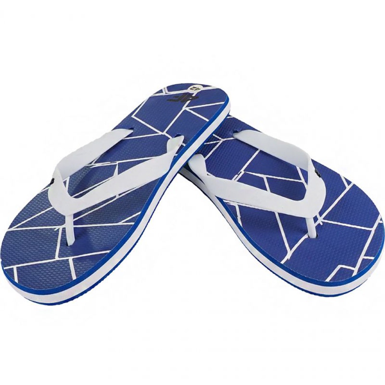 Hausschuhe 4f M H4L19-KLM001 36S Kobalt weiß blau