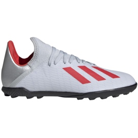 Adidas X 19.3 Tf Jr F35358 Fußballschuhe weiß weiß