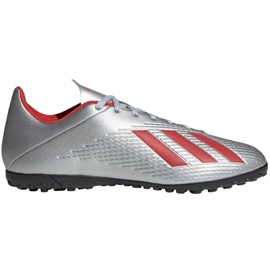 Adidas X 19.4 Tf M F35344 Fußballschuhe mehrfarbig silber-