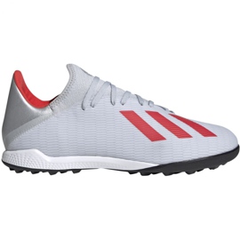 Adidas X 19.3 Tf M F35374 Fußballschuhe mehrfarbig grau