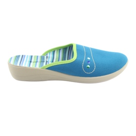 Befado Damenschuhe pu 552D008 blau grün