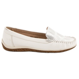 Anesia Paris Bequeme Slipper weiß