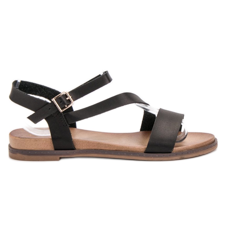 SHELOVET Lässige Sandalen schwarz