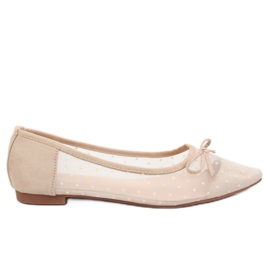 Damen Ballerinas beige LT119P Beige