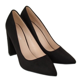 Pumps am schwarzen Post 4008 Black