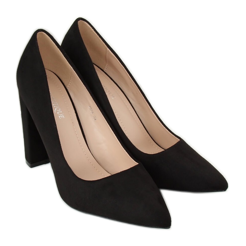 Pumps am schwarzen Post 4008 Black