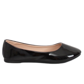 Schwarze Damen Ballerinas JX76P Schwarz
