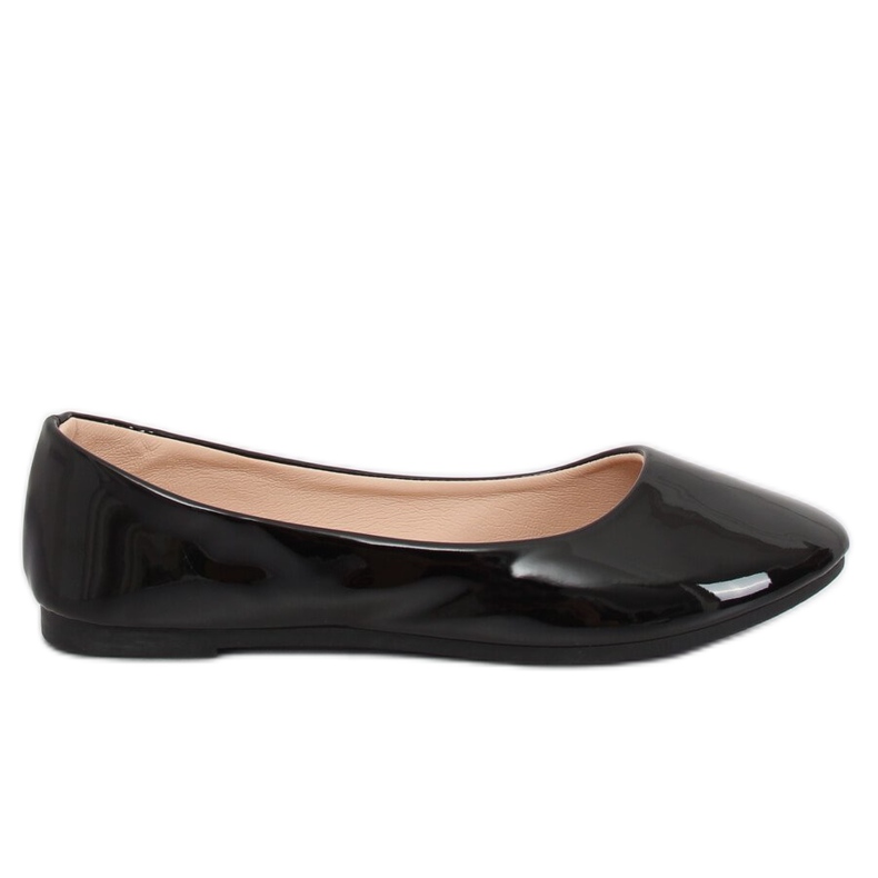 Schwarze Damen Ballerinas JX76P Schwarz
