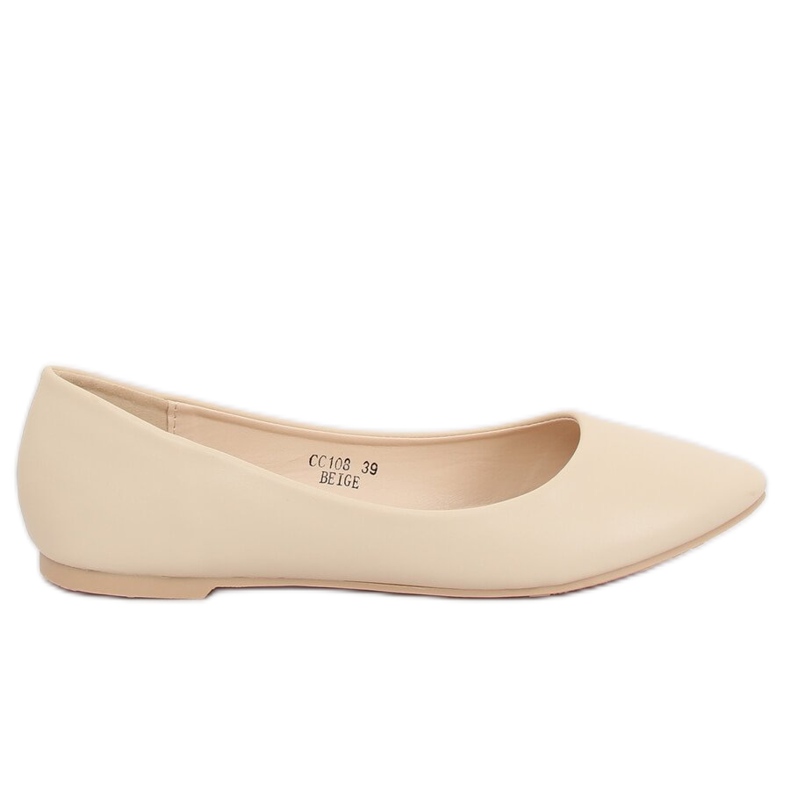 Beige Ballerinas für Damen CC108 Beige