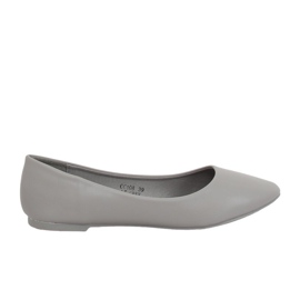 Graue Ballerinas CC108 LT.GRAY für Damen