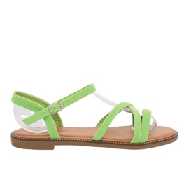 Grüne Damensandalen WL255 Grün