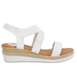 Weiße Sandalen für Damen S81 Weiß