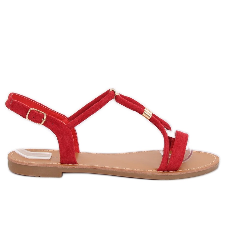 Rote Damensandalen L520 Rot