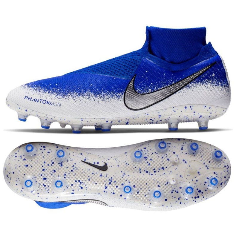 Nike Phantom Vsn Elite Df Ag Pro M AO3261-410 Fußballschuhe mehrfarbig blau
