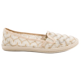 Beige Slip-On-Sneakers von VICES