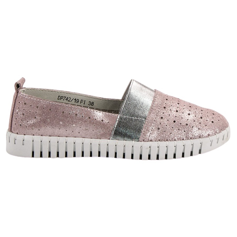 Filippo Slipper mit Glitzer rosa