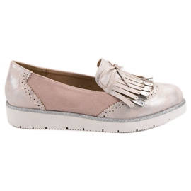 Balada Loafer mit Fransen rosa