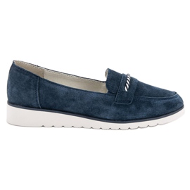 Filippo Loafer aus Leder blau