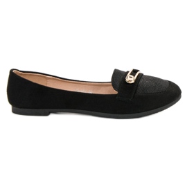 Top Shoes Stylische Ballerinas schwarz