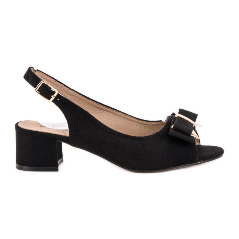 Evento Elegante Sandalen auf High Heels schwarz