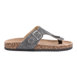 Evento Modische Flip-Flops grau