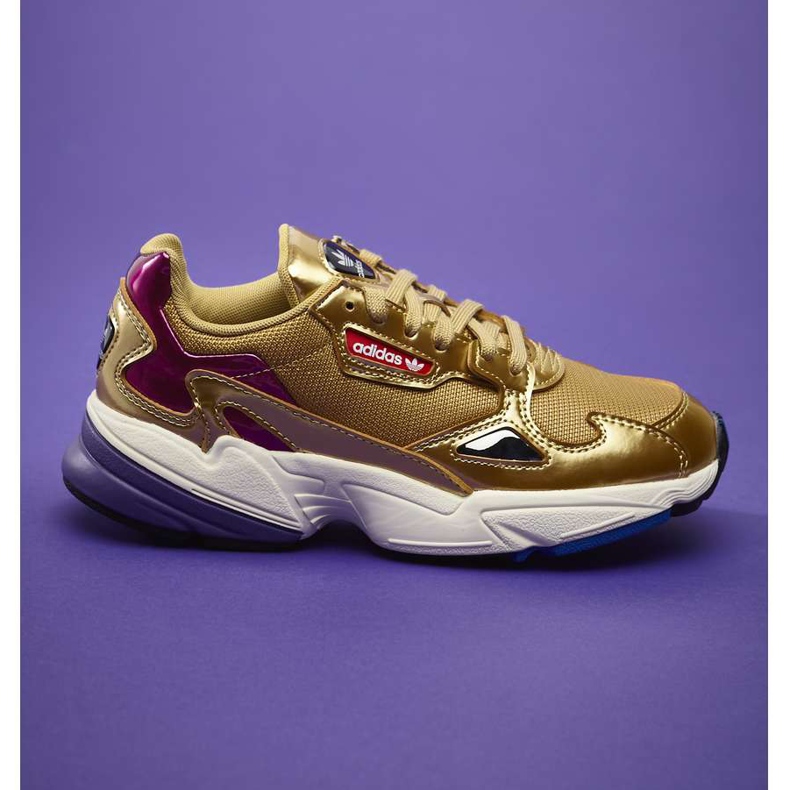 Adidas Falcon W 247 Goldmetallic Goldmetallic Off White mehrfarbig gelb