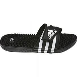 Adidas Adissage M 078260 Hausschuhe weiß schwarz