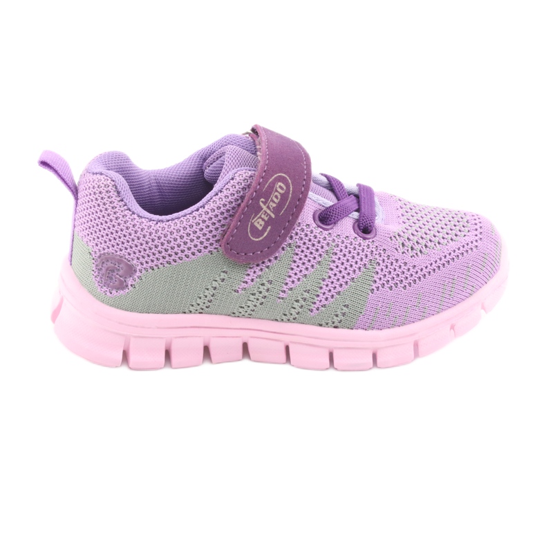Befado Kinderschuhe bis 23 cm 516X024 violett rosa grün